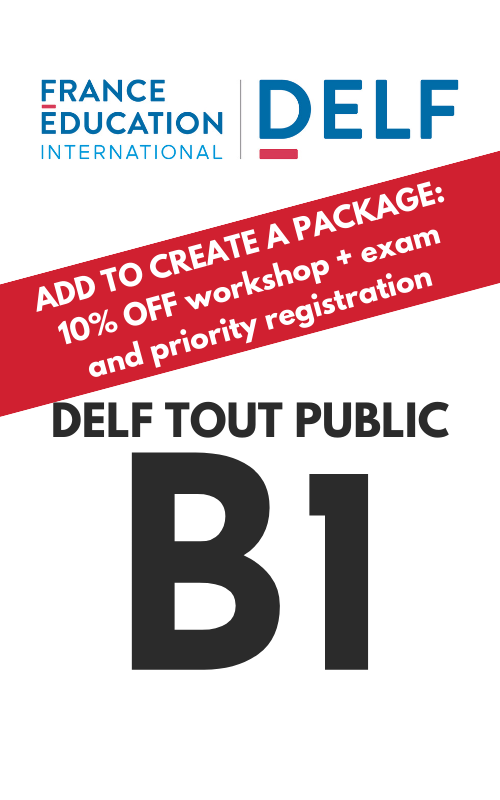 DELF Tout Public B1 (exam Add-on)